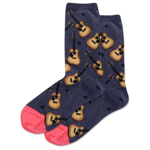 Acoustic Guitar Crew Socks (Women’s)