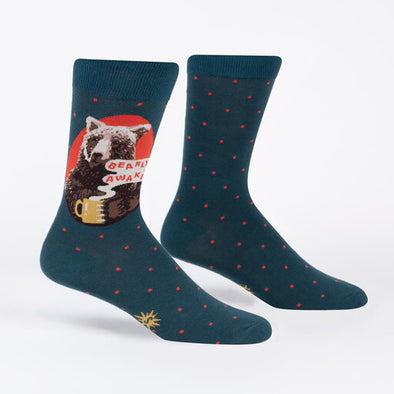 Bearly Awake Crew Socks (Men’s)