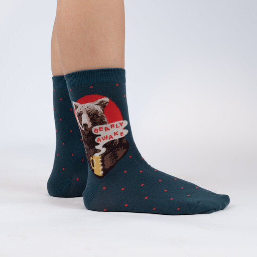 Bearly Awake Crew Socks (Women’s)