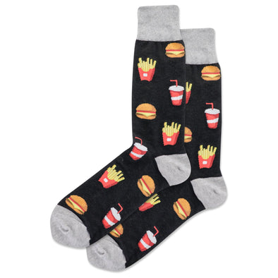 Burgers and Fries Crew Socks (Men’s)