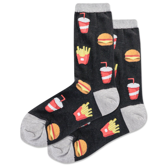 Burgers and Fries Crew Socks (Women’s)