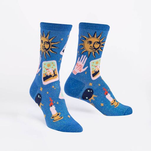 It’s In the Cards Crew Socks (Women’s)