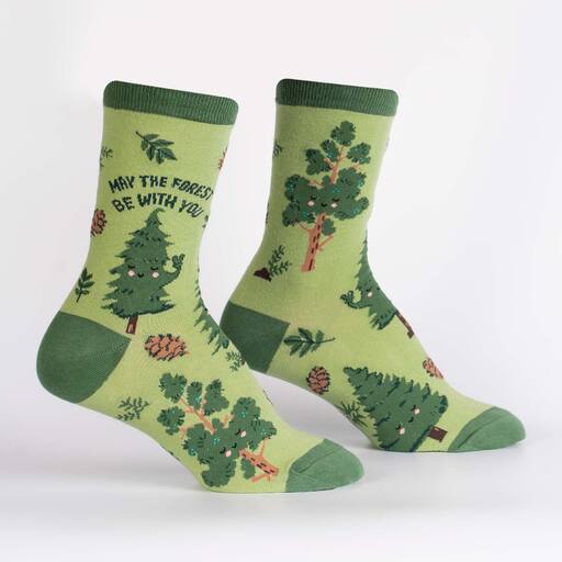 May The Forest Be With You Crew Socks (Women’s)