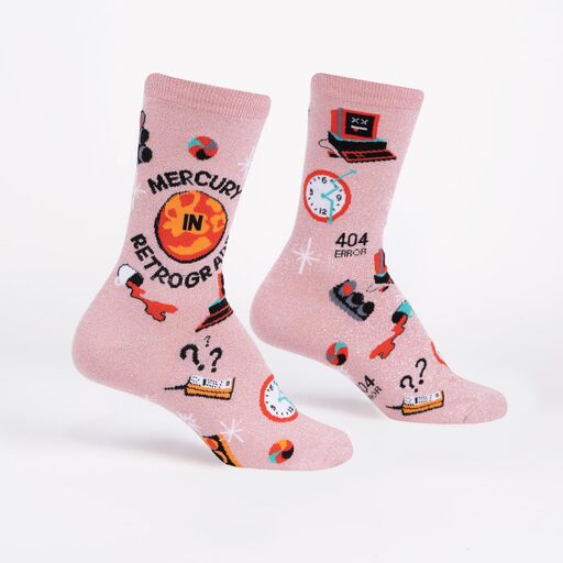 Mercury in Retrograde Crew Socks (Women’s)