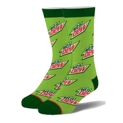 “Mountain Dew All Over” Crew Socks (Unisex)