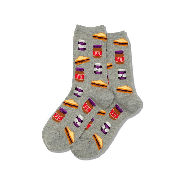 Peanut Butter and Jelly Crew Socks (Women’s)