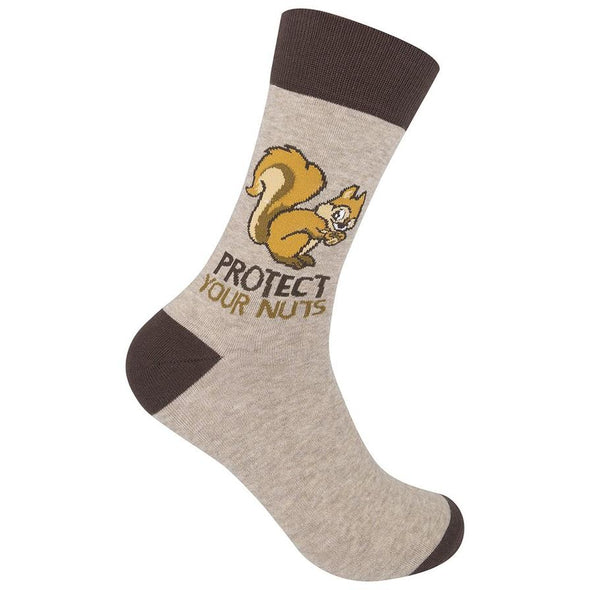 Protect Your Nuts Crew Socks (Unisex)