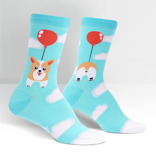 Pup, Pup, and Away Crew Socks (Women’s)