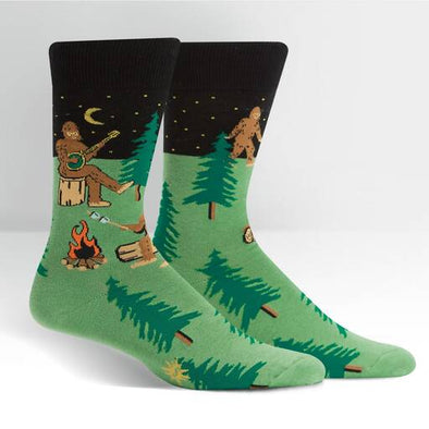 Sasquatch Camp Out Crew Socks (Men’s)