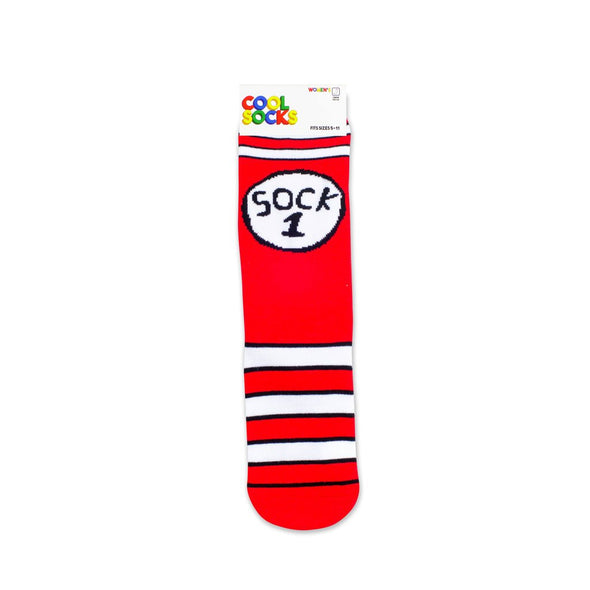 “Sock 1 & Sock 2” Crew Socks (Women’s)